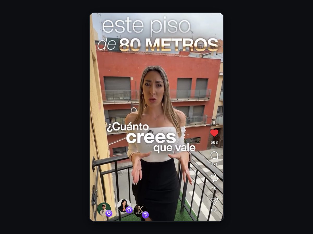 Primer vídeo de Llar De Luxe con 771 comentarios y 801 envíos